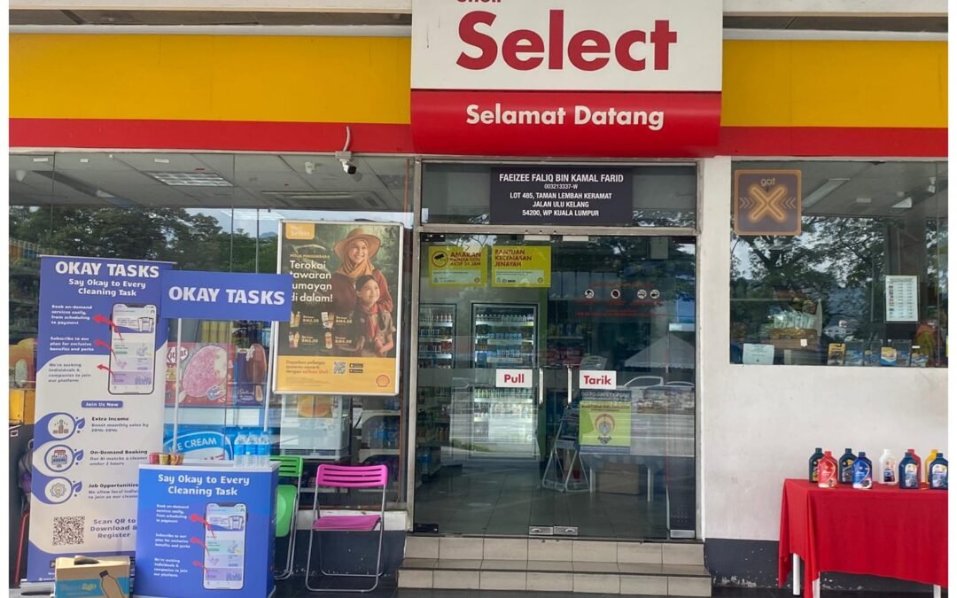 Okay Tasks Expanded Outreach with Pop-Up Booth at Shell Ulu Kelang