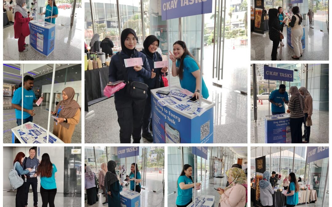 Okay Tasks Showcases O2O Cleaning Solutions at Menara ™
